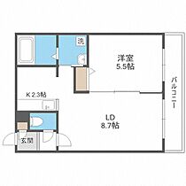 ｂｉｌｌｓ　桔梗～ＫＩＫＹＯ  ｜ 北海道札幌市西区発寒四条3丁目（賃貸マンション1LDK・3階・36.18㎡） その2