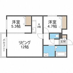 南平岸駅 9.9万円