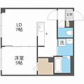 ヴィエルジュ北13条4階6.7万円