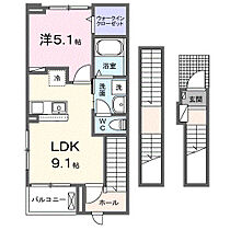 香川県高松市元山町（賃貸アパート1LDK・3階・42.20㎡） その2