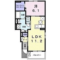 香川県坂出市江尻町（賃貸アパート1LDK・1階・44.18㎡） その2