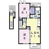 香川県高松市牟礼町牟礼（賃貸アパート2LDK・2階・56.17㎡） その2