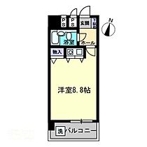 香川県高松市観光町（賃貸マンション1K・8階・22.48㎡） その2