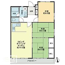 香川県高松市栗林町2丁目（賃貸マンション3LDK・4階・66.72㎡） その2