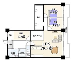 間取図画像 4LDK