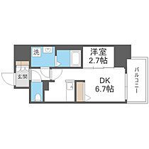 ワールドアイ大阪城EASTアドバンス  ｜ 大阪府大阪市東成区深江南1丁目（賃貸マンション1DK・9階・28.02㎡） その2