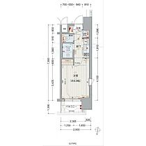 愛知県名古屋市中村区名駅3丁目（賃貸マンション1K・5階・21.17㎡） その2