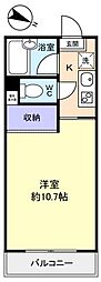 間取図画像 1K