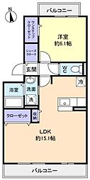 間取図画像 1LDK