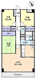CASSIA八千代緑が丘 3LDKの間取図画像