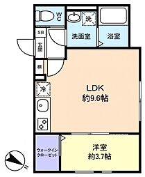 KEIAI RESIDENCE 八千代中央 1LDKの間取図画像
