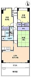 エクシード八千代中央 3LDKの間取図画像