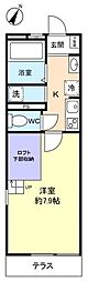 リブリ・チヒロ壱番館 1Kの間取図画像
