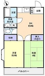 間取図画像 2DK