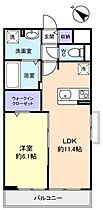 ヴェルジュ宮ノ前  ｜ 千葉県八千代市高津（賃貸アパート1LDK・3階・42.51㎡） その2