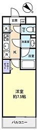 間取図画像 1K