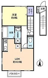 グランシャリオ 1LDKの間取図画像