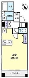 伊藤ビル ワンルームの間取図画像