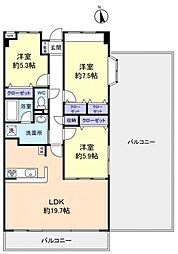 ARDERHILLS 3LDKの間取図画像