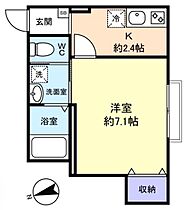 シーズンテラス  ｜ 千葉県習志野市鷺沼2丁目（賃貸アパート1K・1階・25.40㎡） その2