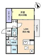 ＪＯＹ　ＮＡＲＡＳＨＩＮＯ  ｜ 千葉県習志野市谷津町1丁目（賃貸アパート1LDK・1階・33.42㎡） その2