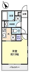 リブリ-Zaan'e-tossi 1Kの間取図画像