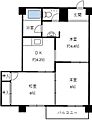 ヴィラ高取山3階4.1万円
