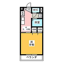 間取図画像 1K