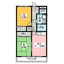 佳千ビルII 603 ｜ 三重県名張市蔵持町原出2004（賃貸マンション2DK・6階・49.50㎡） その2