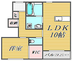 パディハウス　A  ｜ 東京都府中市南町1丁目（賃貸アパート1LDK・1階・43.65㎡） その1