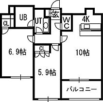 グランカーサ裏参道 1101 ｜ 北海道札幌市中央区南一条西21丁目1-16（賃貸マンション2LDK・11階・60.23㎡） その2