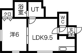 Andy(アンディ) 101 ｜ 北海道札幌市中央区南十三条西8丁目2-1（賃貸マンション1LDK・1階・33.90㎡） その2