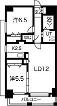 ラディア近代美術館前 901 ｜ 北海道札幌市中央区北五条西18丁目2-3（賃貸マンション2LDK・9階・57.35㎡） その2