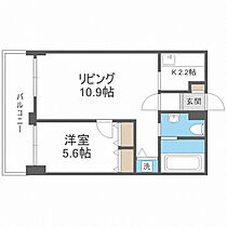 ビッグパレス南4条 407 ｜ 北海道札幌市中央区南四条西8丁目6-3（賃貸マンション1LDK・4階・41.12㎡） その2