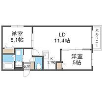 Radice Motomachi(ラディーチェ元町) 103 ｜ 北海道札幌市東区北二十三条東12丁目4-25（賃貸マンション2LDK・1階・49.24㎡） その2