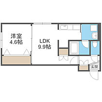 仮)ALPHA学園前 303 ｜ 北海道札幌市豊平区豊平六条3丁目5（賃貸マンション1LDK・3階・34.69㎡） その2