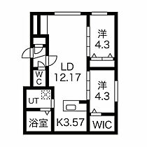 パレス楸(ヒサギ) 102 ｜ 北海道札幌市中央区北十六条西15丁目2-5（賃貸マンション2LDK・1階・54.13㎡） その2