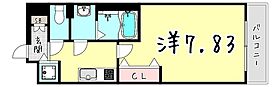 兵庫県神戸市東灘区青木６丁目4-17（賃貸マンション1K・4階・25.05㎡） その2