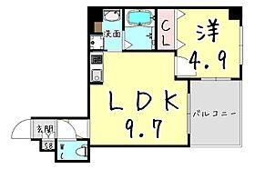 兵庫県神戸市東灘区本山中町３丁目1-13（賃貸マンション1LDK・3階・35.01㎡） その2