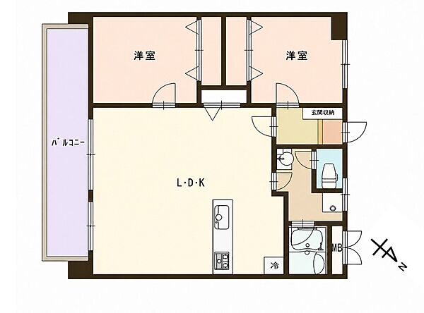 間取りを拡大表示
