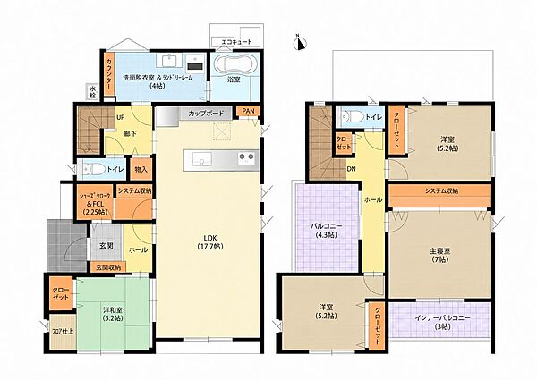 間取りを拡大表示