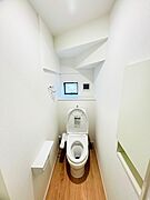 嬉しい温水洗浄便座付きトイレ モデル棟