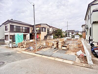 外観:現況;建築中 外観:現況;建築中