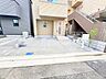 外観：カースペース モデル棟