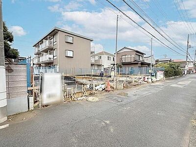 外観:現況;建築中 外観:現況;建築中