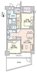 藤和シティコープ自由が丘 2LDKの間取図画像