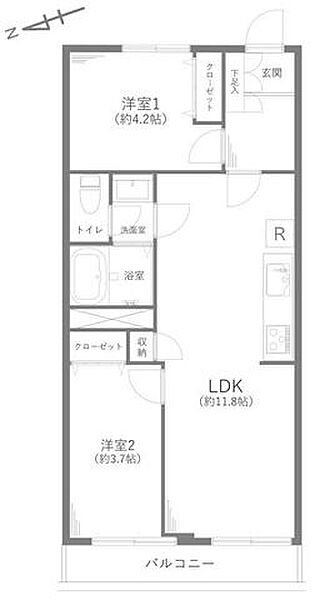 間取りを拡大表示