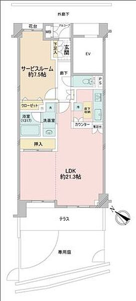 間取りを拡大表示