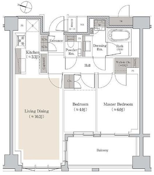 間取りを拡大表示