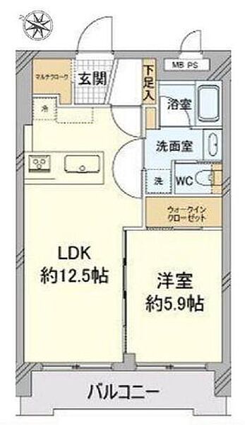 間取りを拡大表示